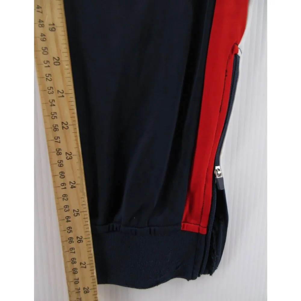 Sergio Tacchini Pants Medium Track Tennis Warm Up Ankle Zip Joggers - Picture 7 of 12